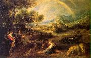 Peter Paul Rubens Landscape with a Rainbow Spain oil painting artist